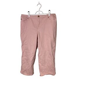 Bandolino Size 14 Pink‎ Mandie Capri Pants